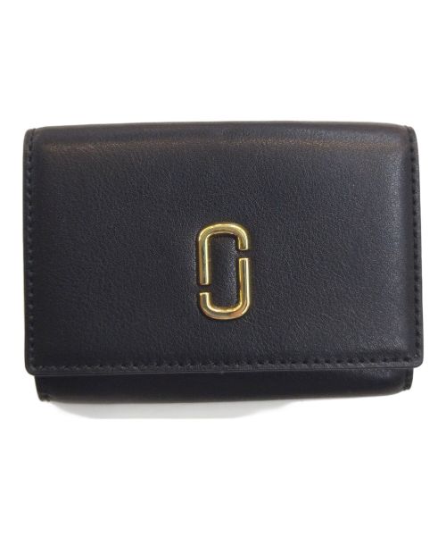 MARC JACOBS（マークジェイコブス）MARC JACOBS (マークジェイコブス) THE J MARC TRIFOLD WALLET ブラックの古着・服飾アイテム