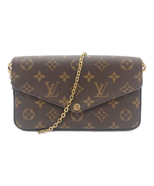 LOUIS VUITTON（ルイ ヴィトン）LOUIS VUITTON (ルイ ヴィトン) ショルダーバッグ ブラウンの古着・服飾アイテム