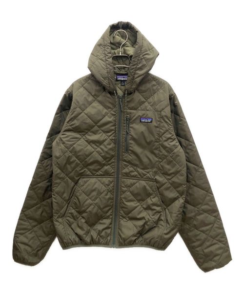 Patagonia（パタゴニア）Patagonia (パタゴニア) ダイアモンド キルト ボマー フーディ カーキ サイズ:Sの古着・服飾アイテム