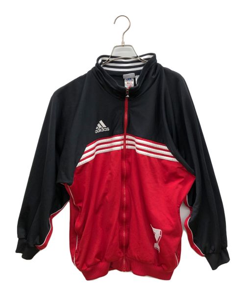 adidas（アディダス）adidas (アディダス) adidasトラックジャケット レッド×ブラック サイズ:Lの古着・服飾アイテム