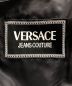 中古・古着 VERSACE JEANS COUTURE (ヴェルサーチ ジーンズクチュール) ウールステンカラーコート ブラック サイズ:L：15000円