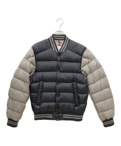 MONCLER（モンクレール）MONCLER (モンクレール) ダウンジャケット ブラック×レッド サイズ:2の古着・服飾アイテム