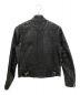 DIESEL (ディーゼル) DIESEL デニムライダースジャケット ブラック サイズ:L：20000円