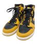 NIKE（ナイキ）の古着「ハイカットスニーカー　NIKE AIR JORDAN 1 RETRO HIGH OG Pollen（ナイキ エアジョーダン 1 レトロ ハイ OG パラン）」｜ブラック×イエロー