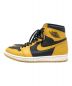 NIKE (ナイキ) ハイカットスニーカー　NIKE AIR JORDAN 1 RETRO HIGH OG Pollen（ナイキ エアジョーダン 1 レトロ ハイ OG パラン） ブラック×イエロー サイズ:28.5cm：13000円