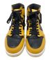 中古・古着 NIKE (ナイキ) ハイカットスニーカー　NIKE AIR JORDAN 1 RETRO HIGH OG Pollen（ナイキ エアジョーダン 1 レトロ ハイ OG パラン） ブラック×イエロー サイズ:28.5cm：13000円