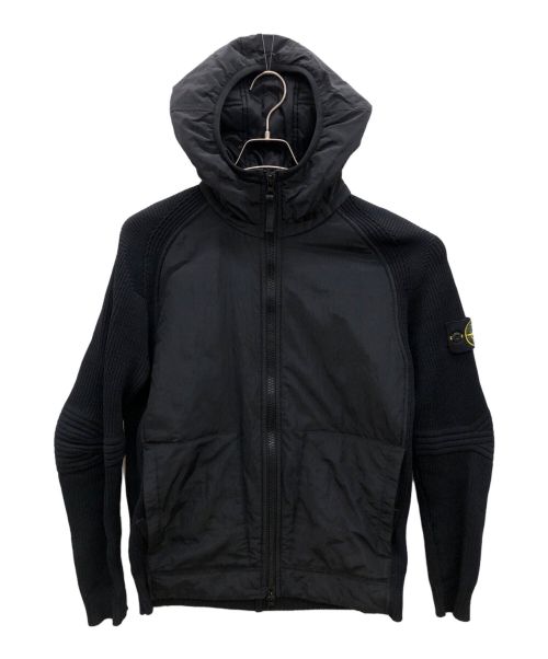 STONE ISLAND（ストーンアイランド）STONE ISLAND (ストーンアイランド) STONE ISLAND 切替ジャケット ブラック サイズ:Mの古着・服飾アイテム