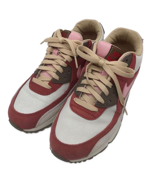 NIKE（ナイキ）NIKE (ナイキ) スニーカー NIKE AIR MAX 90 NRG Bacon（ナイキ エア マックス 90 NRG ベーコン）  ホワイト×レッド サイズ:24cmの古着・服飾アイテム