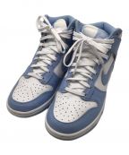 NIKEナイキ）の古着「ハイカットスニーカーNike Women's Dunk High Aluminium（ナイキ ウィメンズ ダンク ハイ アルミニウム）」｜ホワイト×ブルー