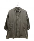 AURALEEオーラリー）の古着「CHAMBRAY BIG SOUTIEN COAT」｜カーキ