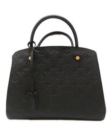 LOUIS VUITTON（ルイ ヴィトン）の古着「バッグ　モンテーニュMM」｜ブラック