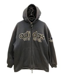 adidas（アディダス）の古着「80sジップパーカー　デサント社/古着」｜グレー