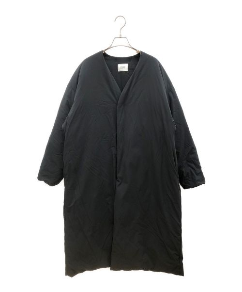 UNITED ARROWS & SONS（ユナイテッドアローズ アンド サンズ）UNITED ARROWS & SONS (ユナイテッドアローズ アンド サンズ) ダウンコート DOWN V/N COAT UNITED ブラック サイズ:Ⅿの古着・服飾アイテム