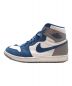 NIKE (ナイキ) スニーカー Nike Air Jordan 1 High OG True Blue（ナイキ エア ジョーダン 1  ハイ オージー トゥルーブルー） ブルー×ホワイト×グレー サイズ:28cm：12000円