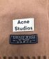 ACNE STUDIOS (アクネ ストゥディオス) マフラー ブラウン：6000円