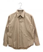 AURALEEオーラリー）の古着「シャツ　WASHED FINX TWILL SHIRT」｜ベージュ