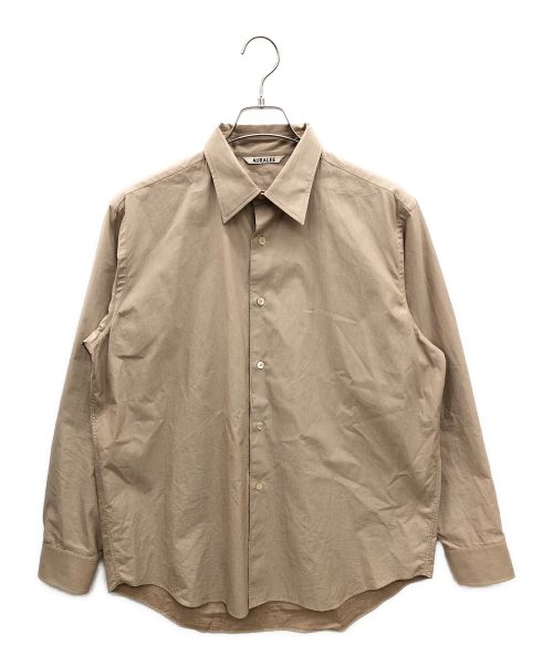 AURALEE（オーラリー）AURALEE (オーラリー) シャツ　WASHED FINX TWILL SHIRT ベージュ サイズ:3の古着・服飾アイテム