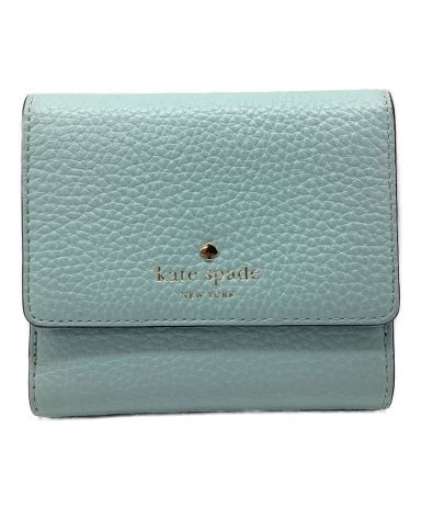 【中古・古着通販】Kate Spade (ケイトスペード) 3つ折り財布 ブルー｜ブランド・古着通販 トレファク公式【TREFAC  FASHION】スマホサイト