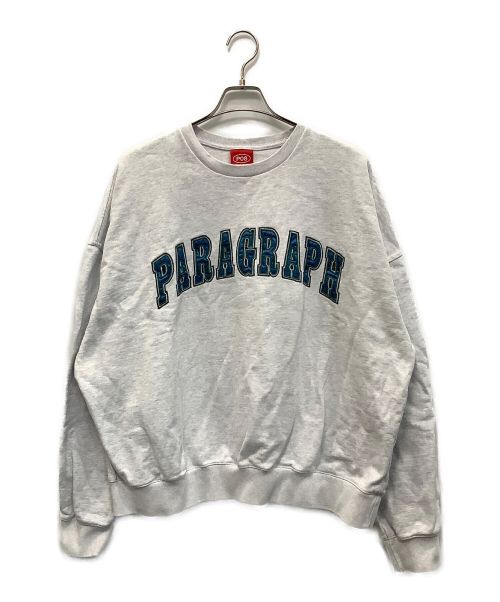 paragraph（パラグラフ）paragraph (パラグラフ) スウェット グレー サイズ:フリーの古着・服飾アイテム