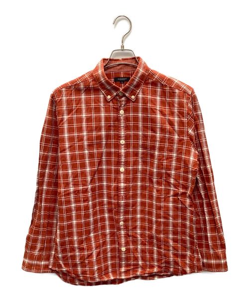 BURBERRY LONDON（バーバリーロンドン）BURBERRY LONDON (バーバリー ロンドン) チェックシャツ レッド×ホワイト サイズ:Lの古着・服飾アイテム