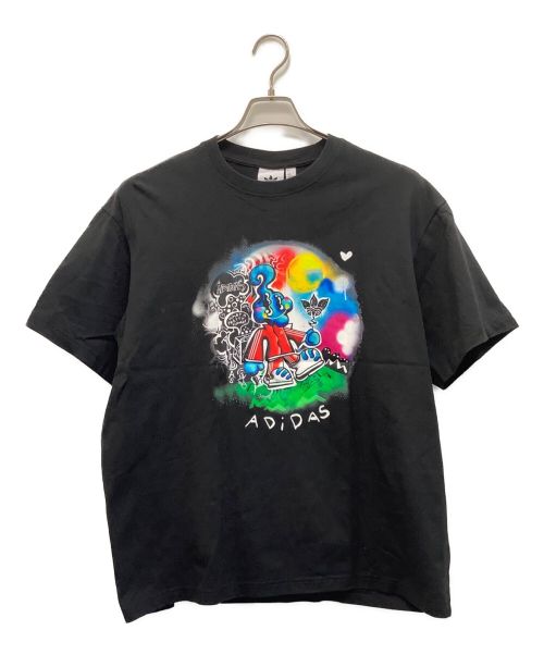 adidas（アディダス）adidas (アディダス) FEWOCIOUS 半袖Tシャツ ブラック サイズ:XLの古着・服飾アイテム