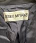 中古・古着 ISSEY MIYAKE (イッセイミヤケ) ノーカラージャケット ネイビー サイズ:FREE：20000円