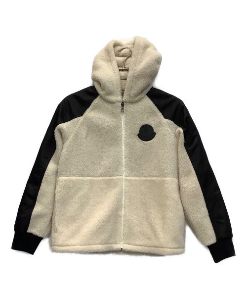 MONCLER（モンクレール）MONCLER (モンクレール) ボアパーカー ホワイト サイズ:Ｓの古着・服飾アイテム