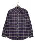 BURBERRY LONDON ENGLAND (バーバリー ロンドン イングランド) ノバチェックシャツ ネイビー×レッド サイズ:L：19800円