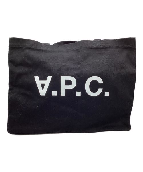 A.P.C.（アーペーセー）A.P.C. (アー・ペー・セー) トートバッグ ブラックの古着・服飾アイテム