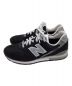 NEW BALANCE (ニューバランス) スニーカー ブラック×グレー サイズ:24cm：12800円