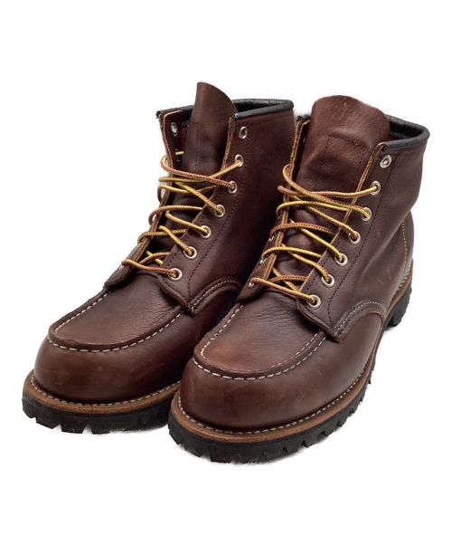 RED WING（レッドウィング）RED WING (レッドウィング) 6インチモックトゥブーツ ブラウン サイズ:27cm（UK 8）の古着・服飾アイテム