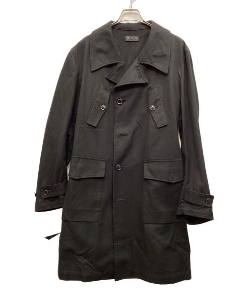 s'yte（サイト）s'yte (サイト) French WorkerSurge Single ShortTrenchCoat ブラック サイズ:FREEの古着・服飾アイテム