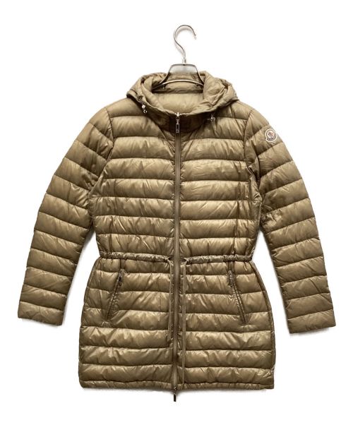 MONCLER（モンクレール）MONCLER (モンクレール) ダウンコート ベージュ サイズ:タグ欠損のため不明の古着・服飾アイテム