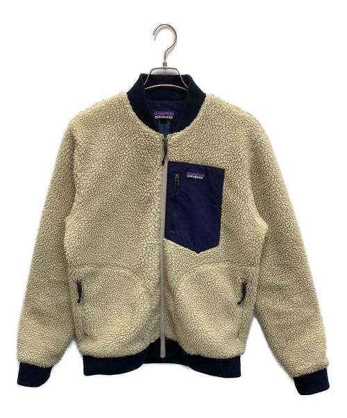 Patagonia（パタゴニア）Patagonia (パタゴニア) レトロXボマージャケット ホワイト×ネイビー サイズ:Ｍの古着・服飾アイテム