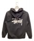 stussy (ステューシー) プルオーバーパーカー ブラック サイズ:L：5800円