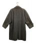 COMME des GARCONS HOMME DEUX (コムデギャルソン オム ドゥ) ツィードチェックコート チャコールグレー サイズ:S：25000円