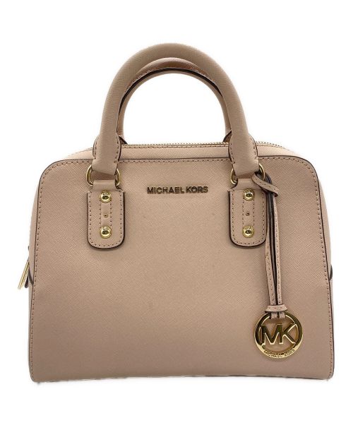 MICHAEL KORS（マイケルコース）MICHAEL KORS (マイケルコース) 2WAYショルダーバッグ ピンクの古着・服飾アイテム