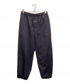 Graphpaperグラフペーパー）の古着「Vist Wool Track Pants」｜ネイビー