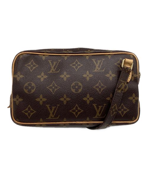 LOUIS VUITTON（ルイ ヴィトン）LOUIS VUITTON (ルイ ヴィトン) ショルダーポーチ ブラウンの古着・服飾アイテム