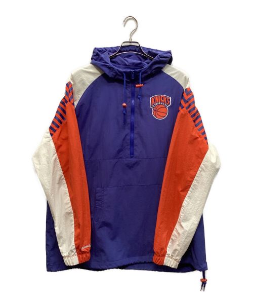 MITCHELL & NESS（ミッチェルアンドネス）MITCHELL & NESS (ミッチェルアンドネス) アノラックパーカー ブルー サイズ:XLの古着・服飾アイテム