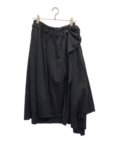 RAGNE KIKAS for Yohji Yamamoto（ラグネキカスフォーヨウジヤマモト）RAGNE KIKAS for Yohji Yamamoto (ラグネキカスフォーヨウジヤマモト) ロングスカート ブラック サイズ:2の古着・服飾アイテム