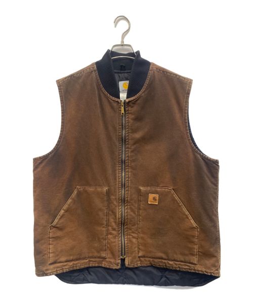 CarHartt（カーハート）CarHartt (カーハート) ベスト ブラウン サイズ:XLの古着・服飾アイテム