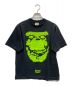 BAPE BY A BATHING APE（ベイプバイアベイシングエイプ）の古着「Tシャツ」｜ブラック×グリーン