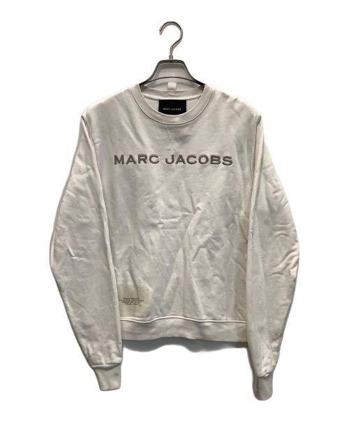 MARC JACOBS（マークジェイコブス）MARC JACOBS (マークジェイコブス) クルーネックスウェット ホワイト サイズ:Sの古着・服飾アイテム