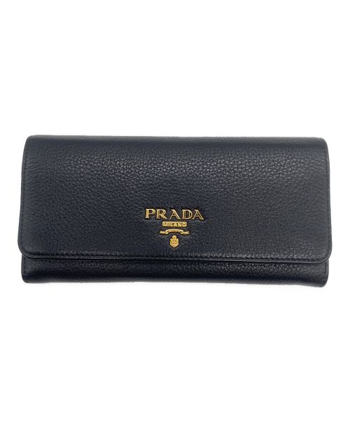 PRADA（プラダ）PRADA (プラダ) 長財布 ネロの古着・服飾アイテム