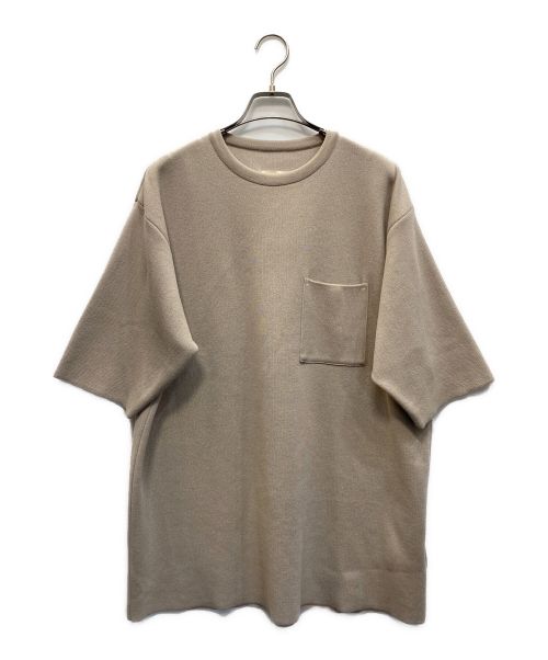 Snow peak（スノーピーク）Snow peak (スノーピーク) S/S Crew Neck Pullover ベージュ サイズ:Lの古着・服飾アイテム