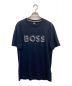 HUGO BOSS（ヒューゴ ボス）の古着「ロゴカットソー」｜ネイビー