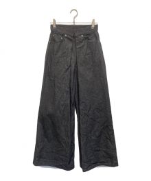 JOHN LAWRENCE SULLIVAN（ジョン ローレンス サリバン）の古着「rigid denim wide pants」｜インディゴ