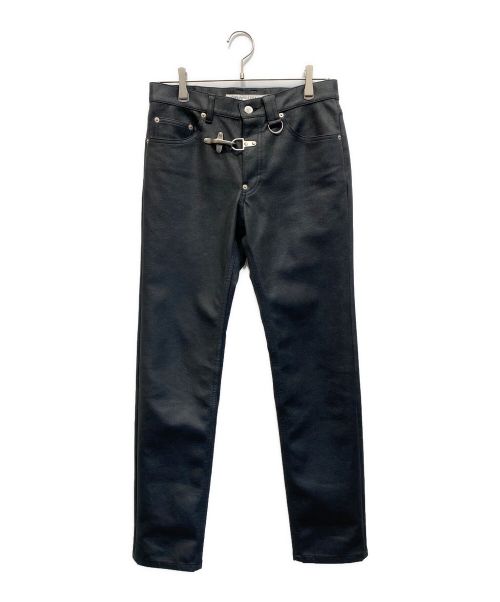 JOHN LAWRENCE SULLIVAN（ジョンローレンスサリバン）JOHN LAWRENCE SULLIVAN (ジョンローレンスサリバン) Vegan leather fireman pants ブラック サイズ:W44の古着・服飾アイテム