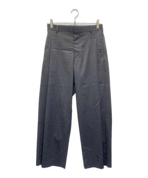 N.HOOLYWOOD（エヌ ハリウッド）N.HOOLYWOOD (エヌ ハリウッド) COMPILE 1TUCK SLACKS グレー サイズ:W36の古着・服飾アイテム